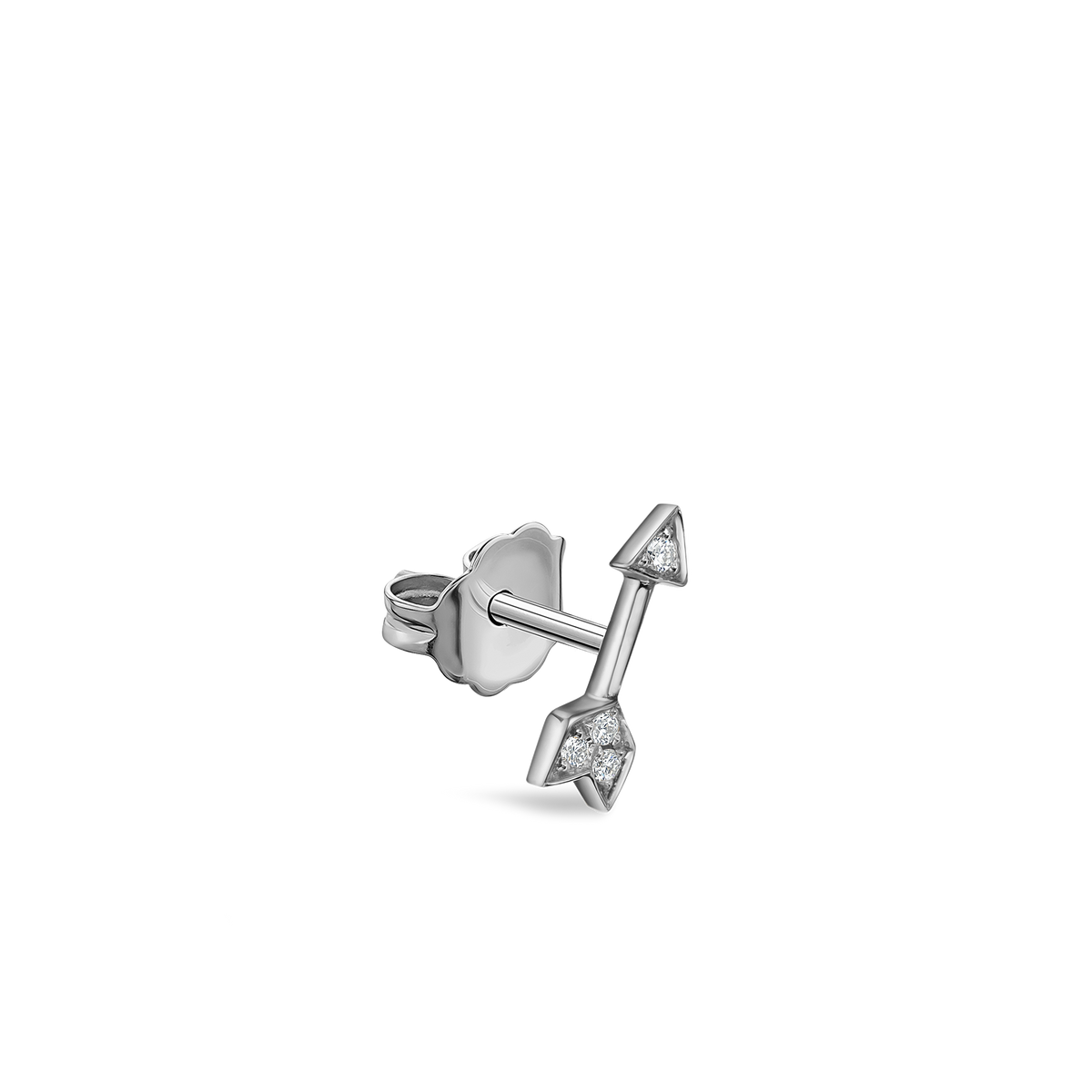 Diamond Arrow Stud Earring