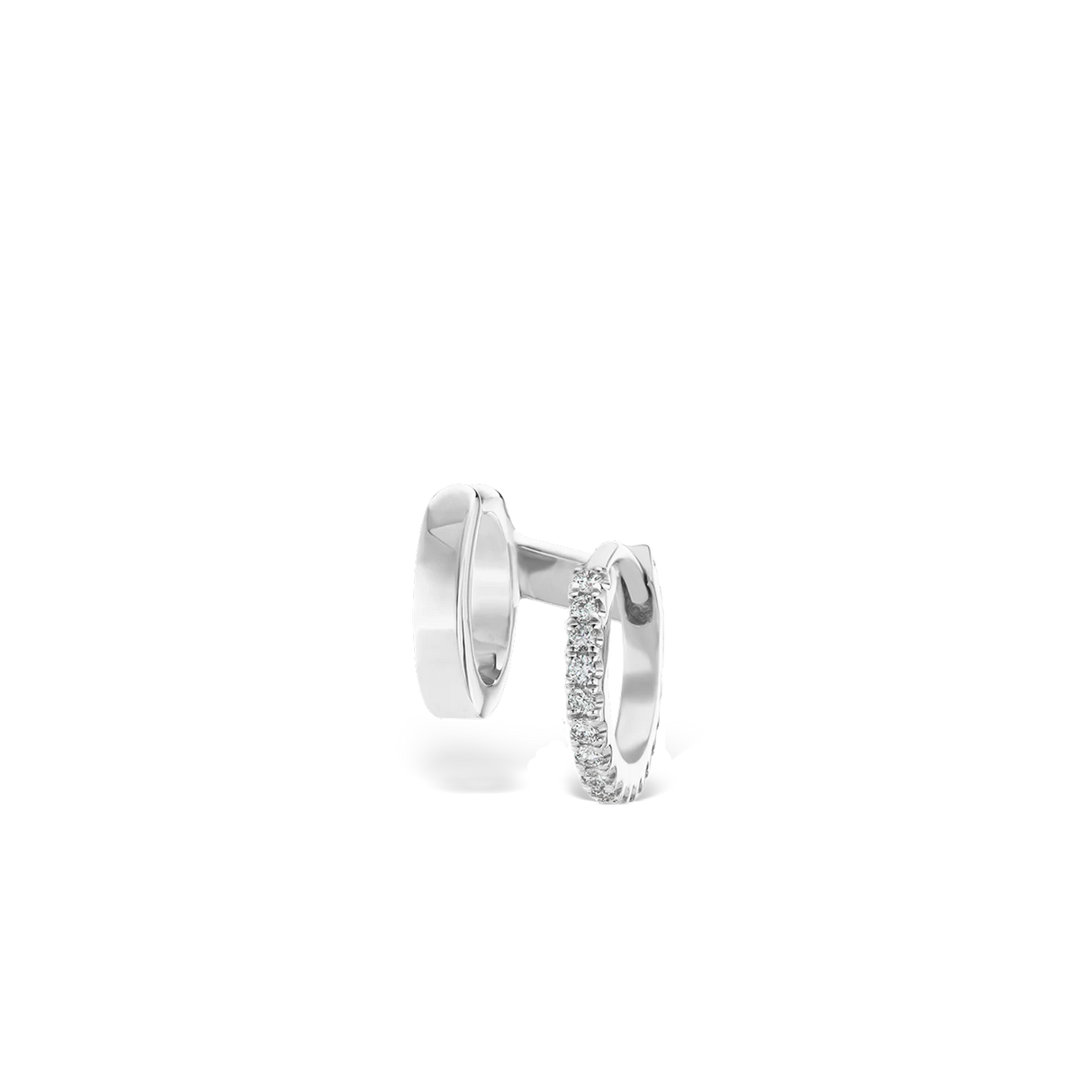 Diamond Eternity Ring and Plain Cuff