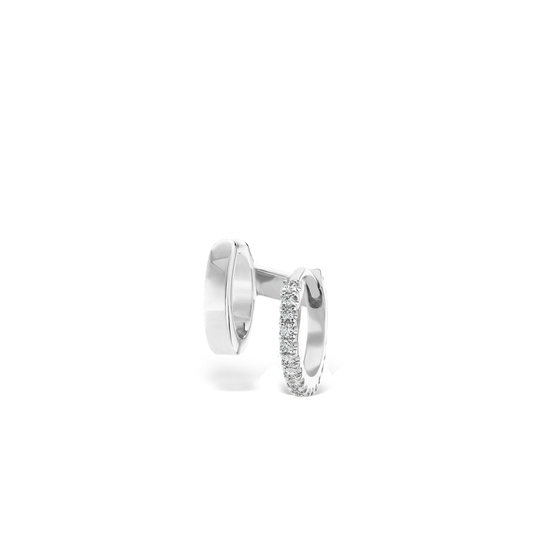 Diamond Eternity Ring and Plain Cuff