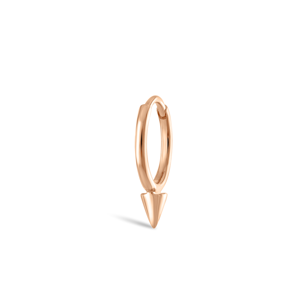 Single Short Spike Hoop Earring (Non-Rotating)