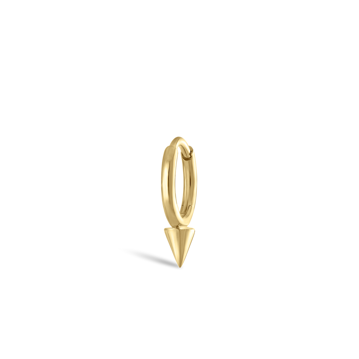 Single Short Spike Hoop Earring (Non-Rotating)