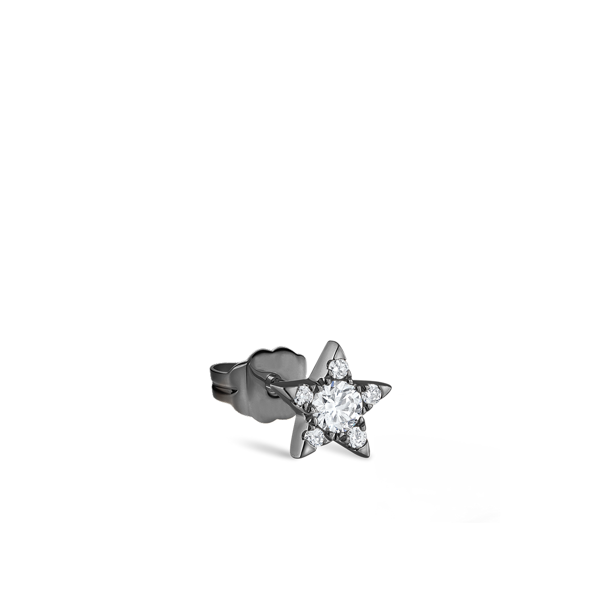 Diamond Star Stud Earring