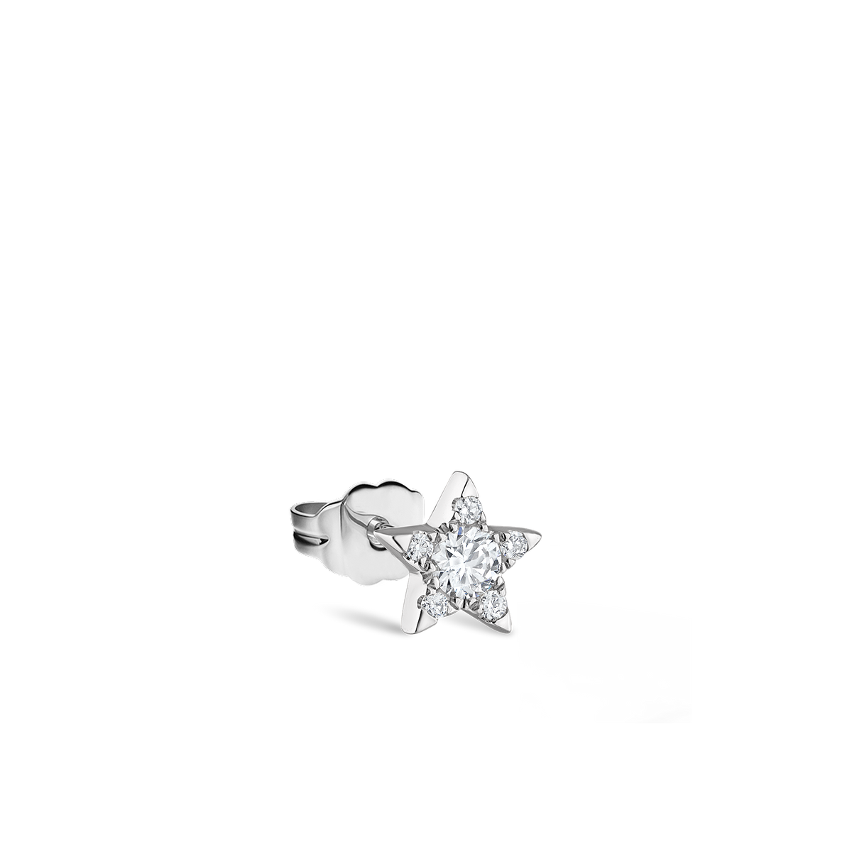 Diamond Star Stud Earring