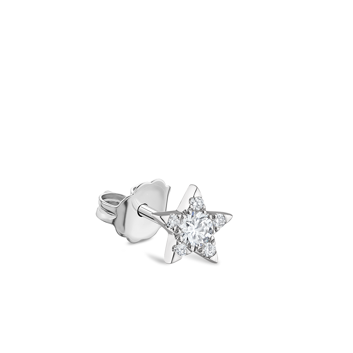 Diamond Star Stud Earring