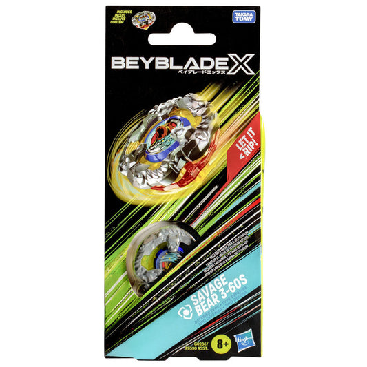HASBRO Savage Bear 3-60S Beyblade X Booster