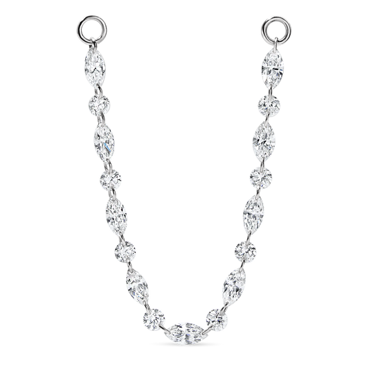 Legato Duet Floating Diamond Connecting Charm