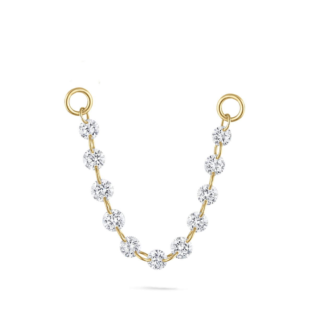 Floating Diamond Connecting Charm