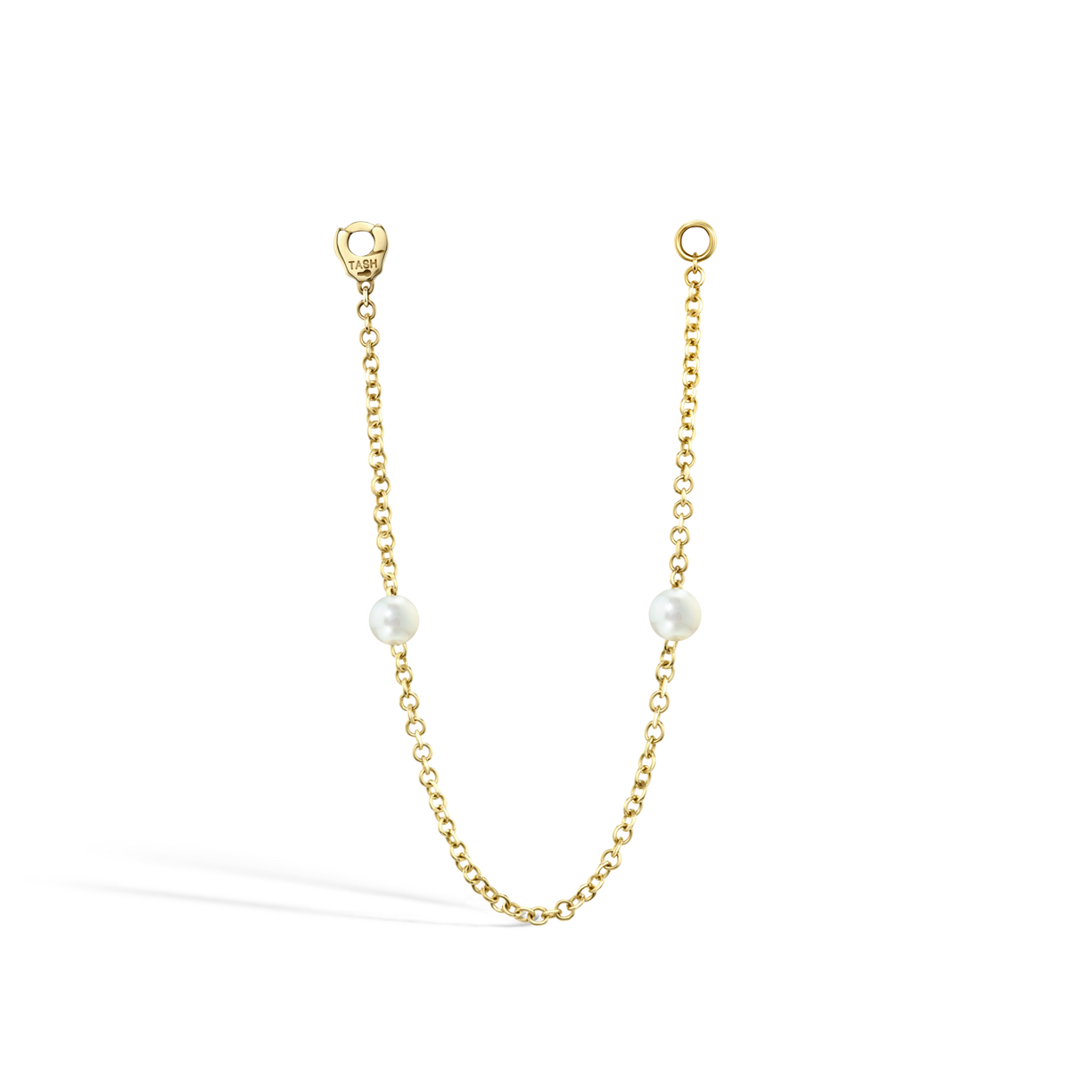 Double Pearl Chain Connecting Charm