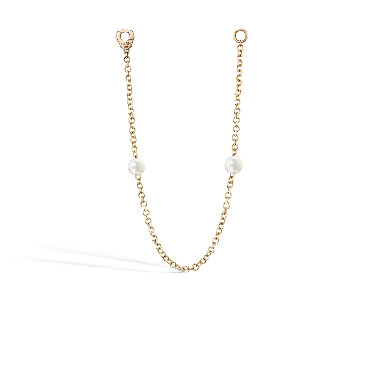 Double Pearl Chain Connecting Charm