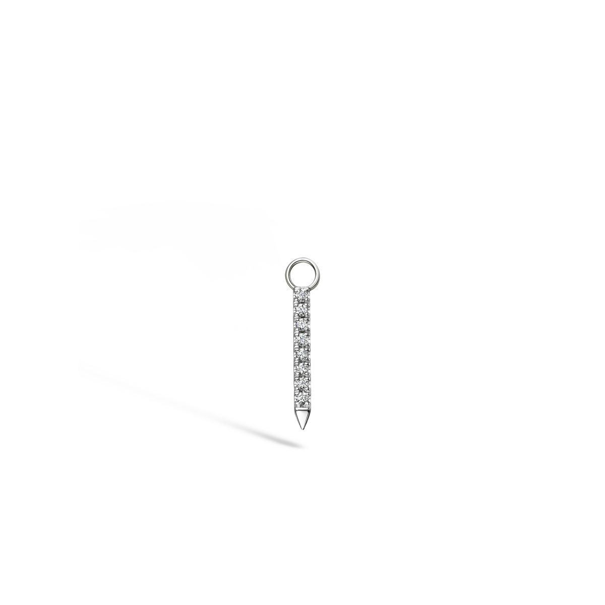 Diamond and Sapphire Eternity Bar Charm