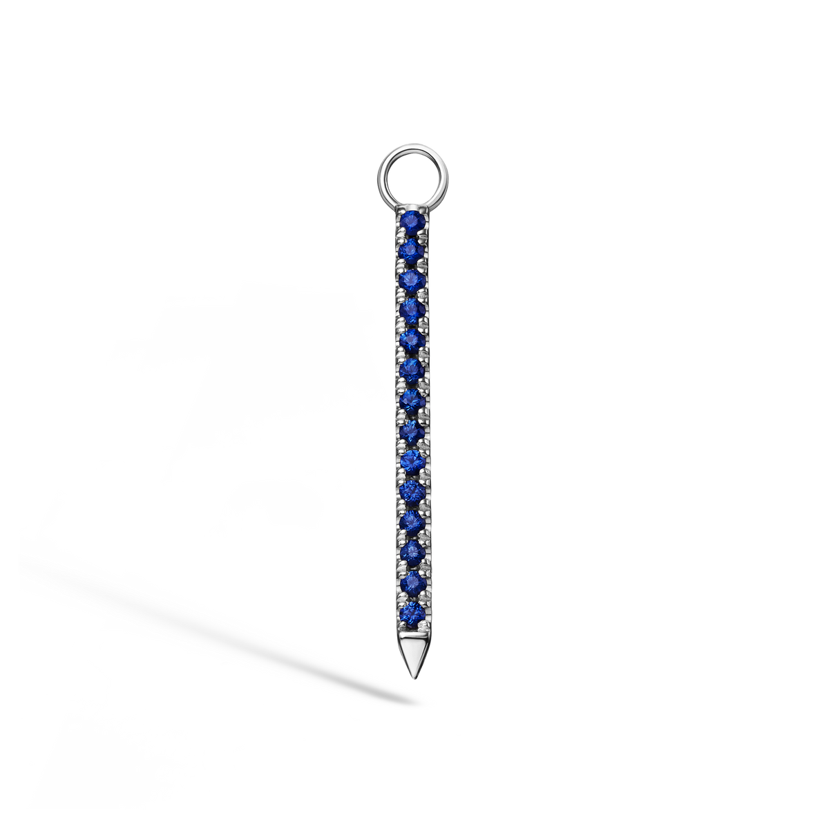 Diamond and Sapphire Eternity Bar Charm