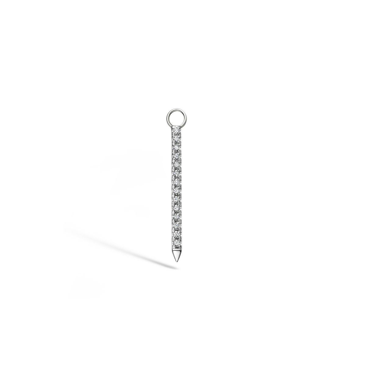 Diamond and Sapphire Eternity Bar Charm