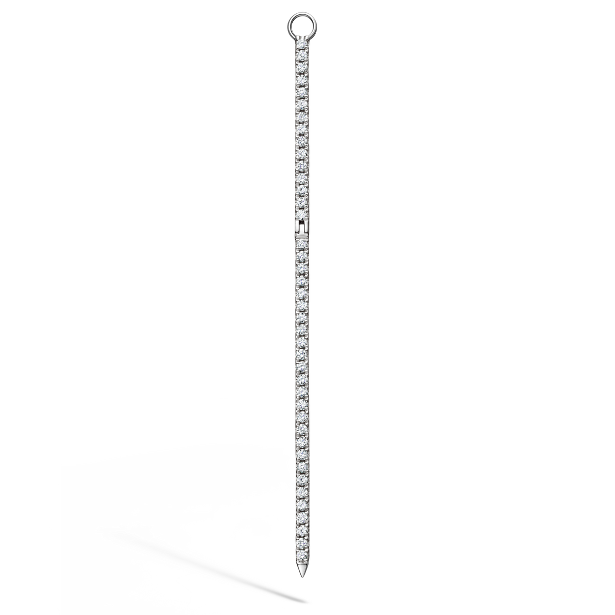 Diamond and Sapphire Eternity Bar Charm