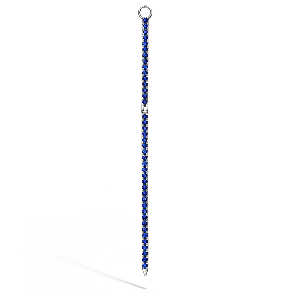 Diamond and Sapphire Eternity Bar Charm