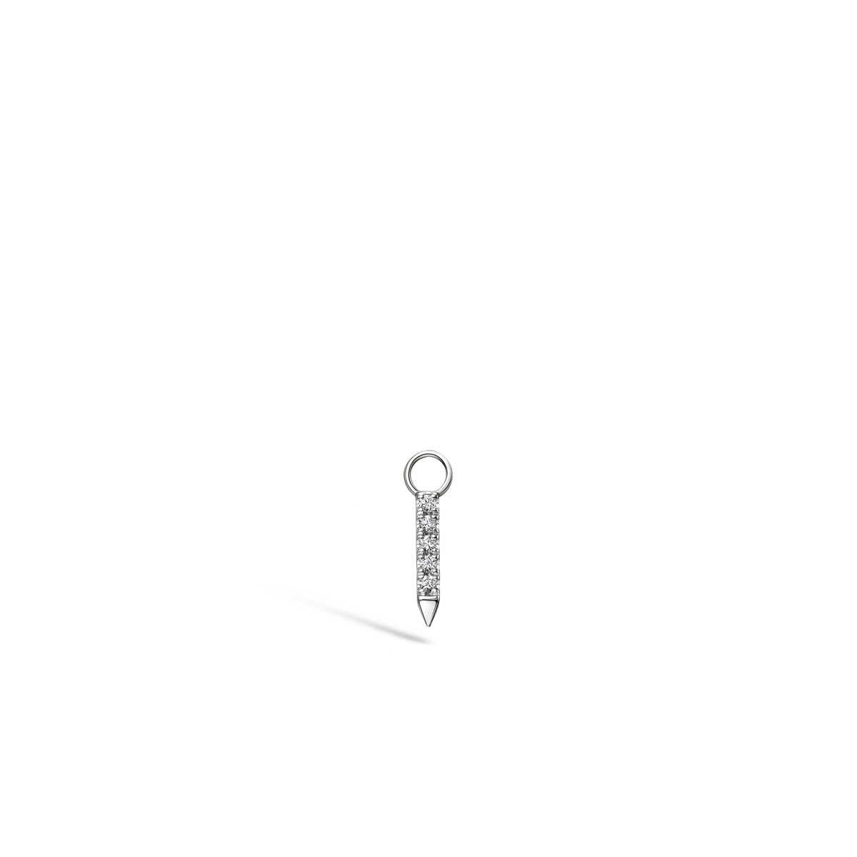 Diamond and Sapphire Eternity Bar Charm