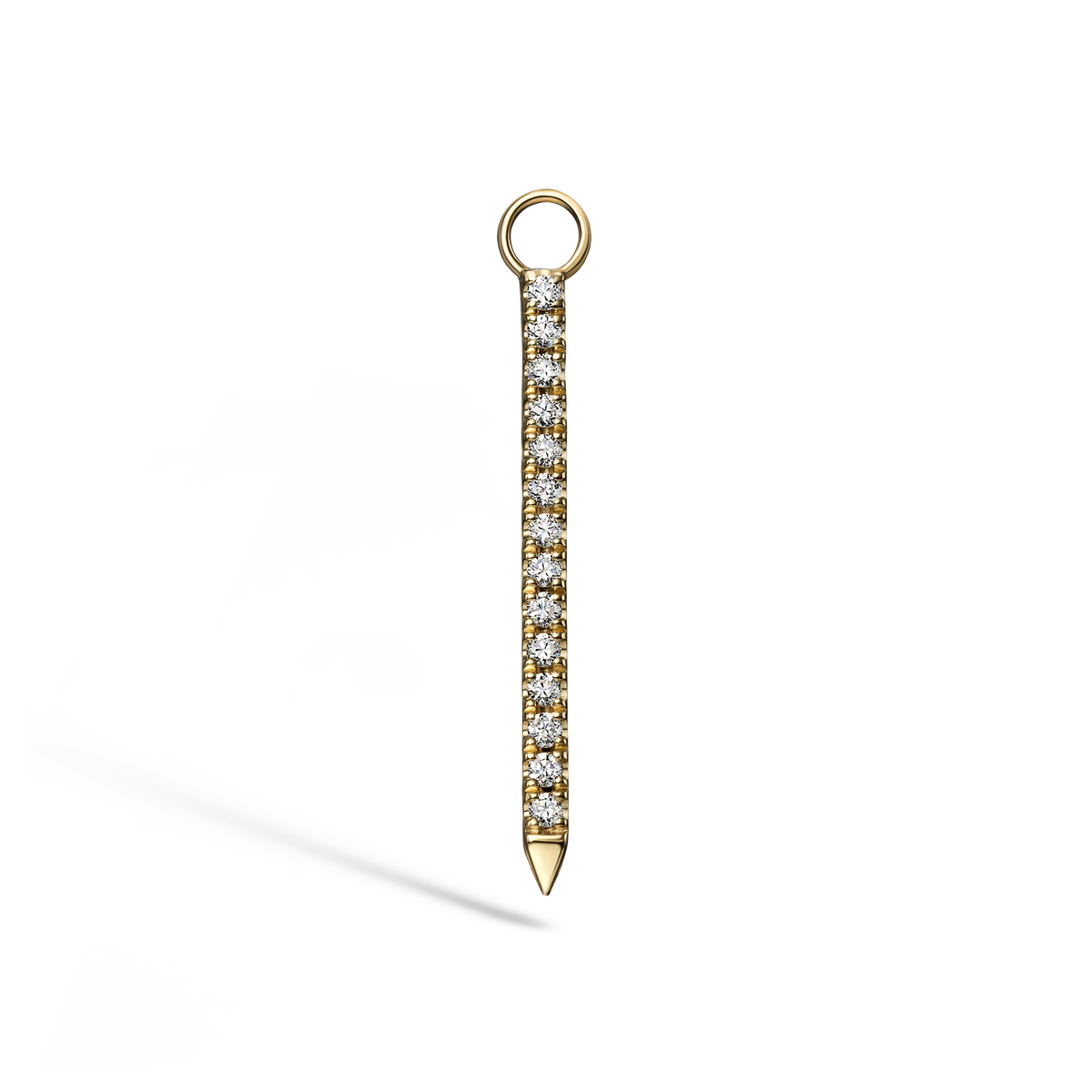Diamond and Sapphire Eternity Bar Charm