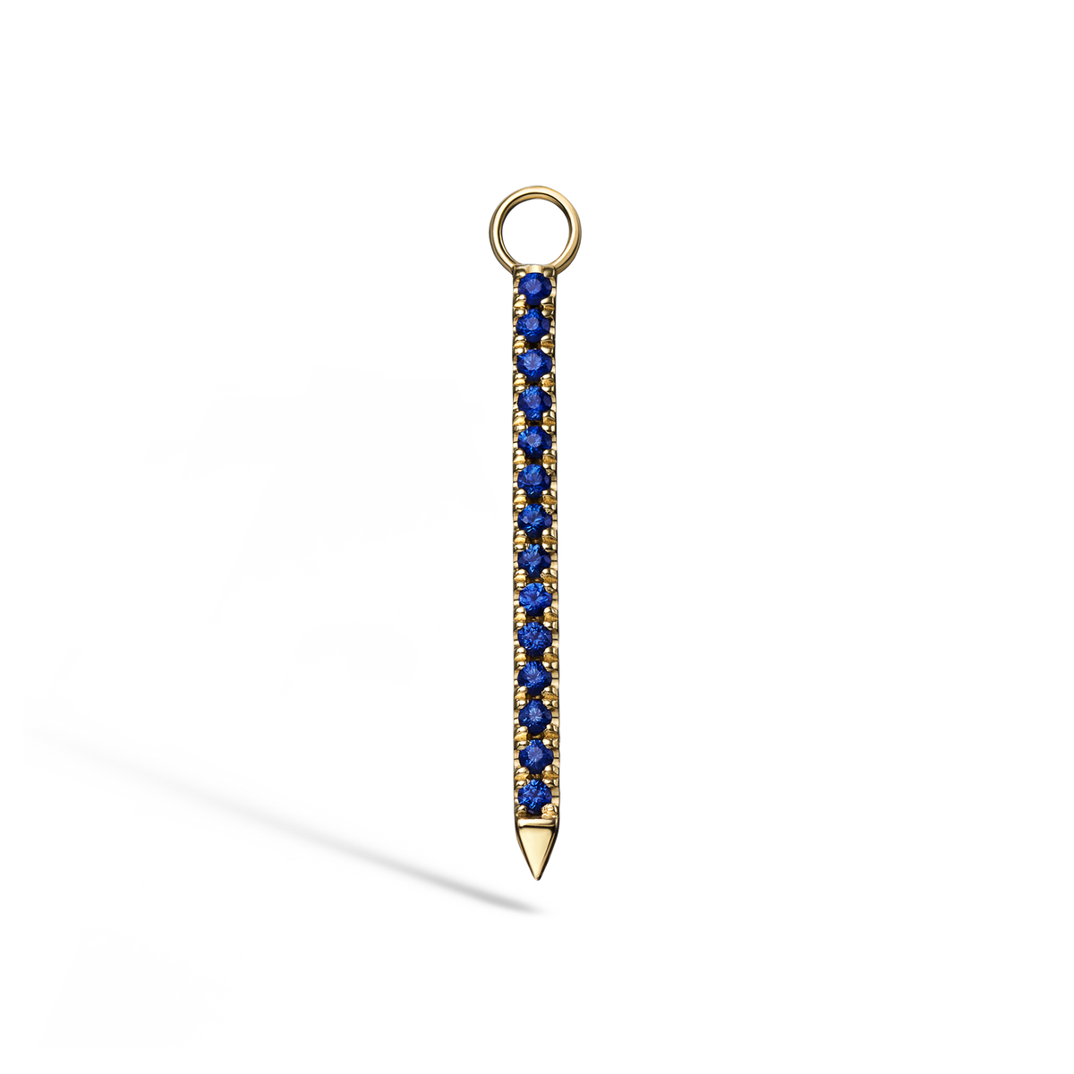 Diamond and Sapphire Eternity Bar Charm