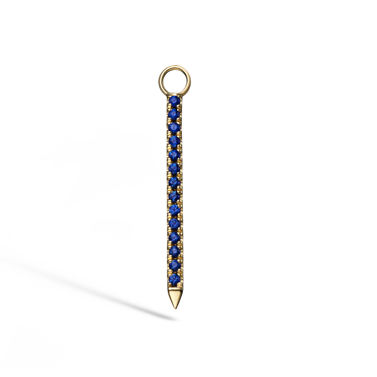Diamond and Sapphire Eternity Bar Charm