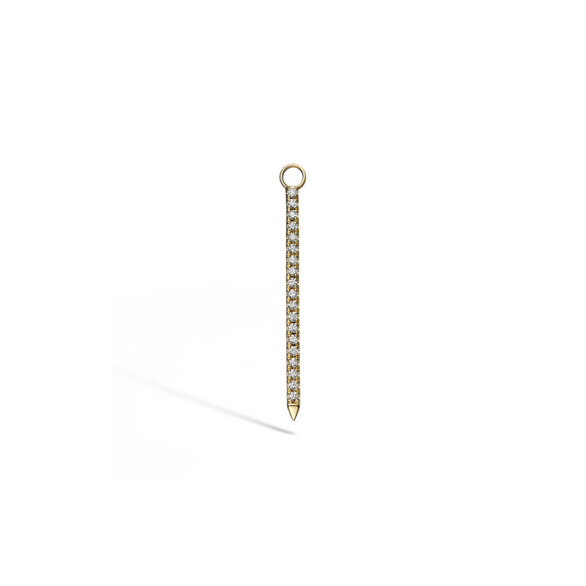 Diamond and Sapphire Eternity Bar Charm