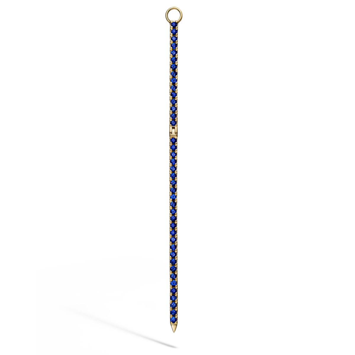 Diamond and Sapphire Eternity Bar Charm