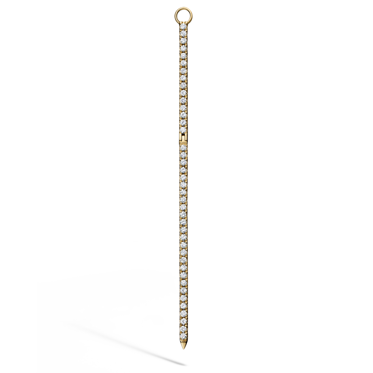 Diamond and Sapphire Eternity Bar Charm
