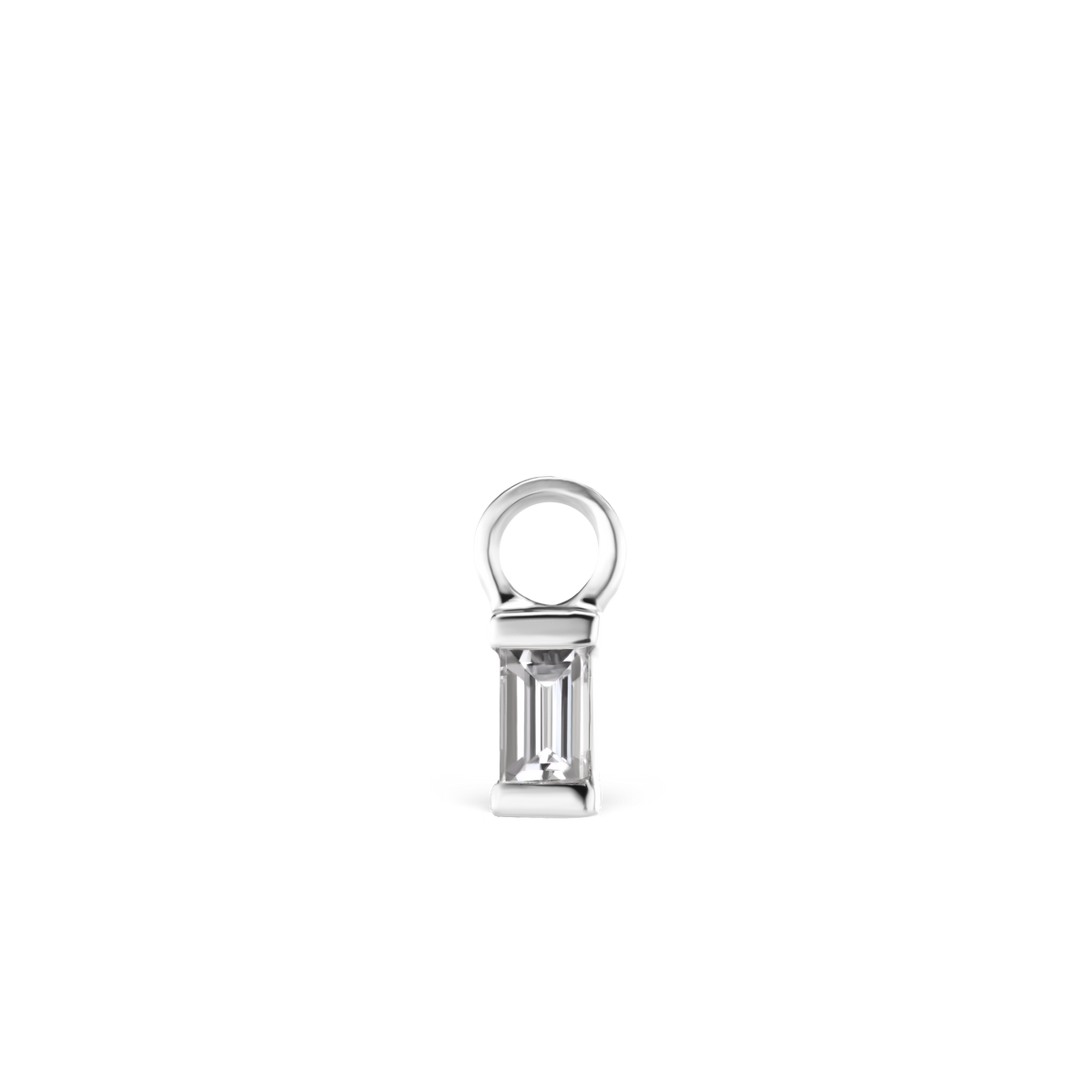 Diamond Baguette Charm