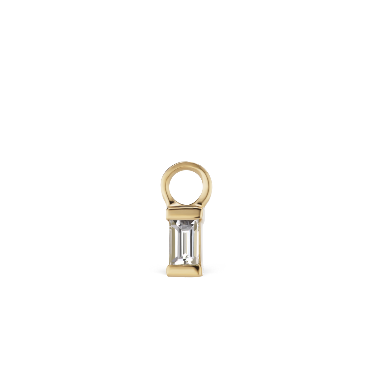 Diamond Baguette Charm