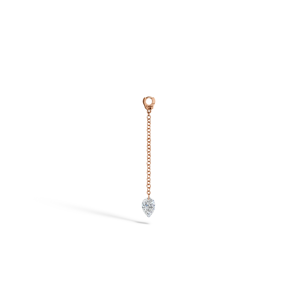 Pendulum Charm with Pear Diamond