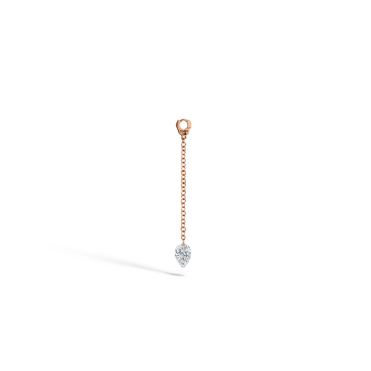 Pendulum Charm with Pear Diamond
