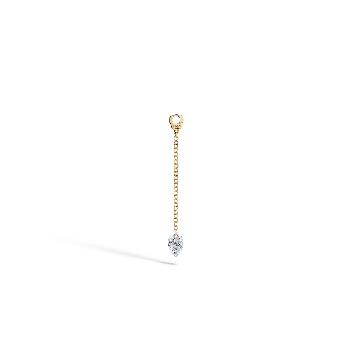 Pendulum Charm with Pear Diamond