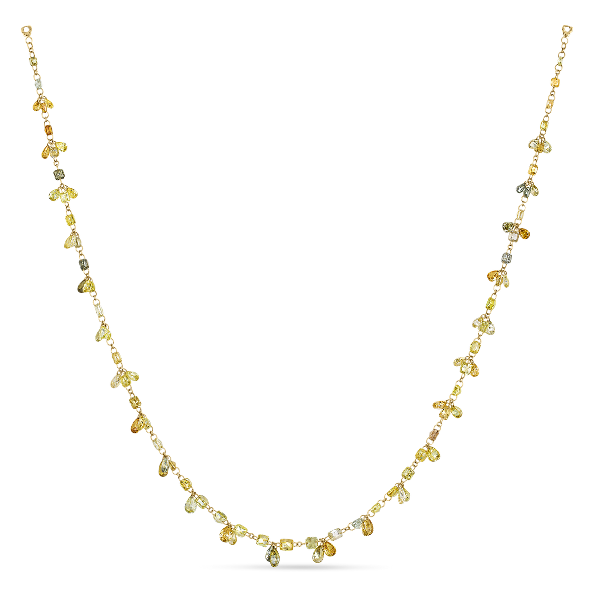 Fancy Diamond Ear-to-Ear Single Chain Charm