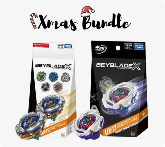 Takara Tomy Beyblade X UX-17 and UX-18 Full-Set December Release Bundle