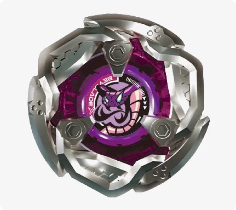 FullSet Beyblade X BX-35 Vol.4 BlackShell 4-60DOT
