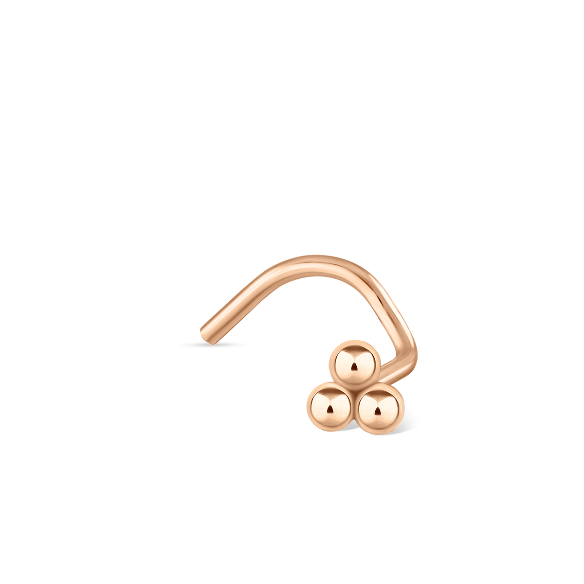 Three Ball Trinity Nostril Screw