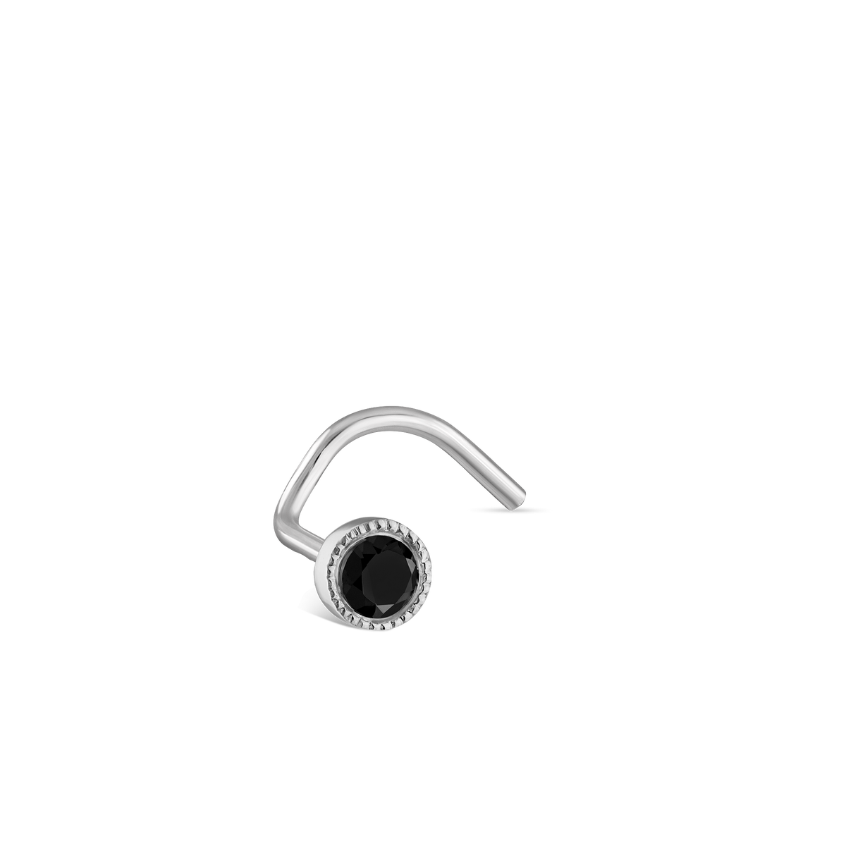 Black Diamond Scalloped Set Nostril Screw