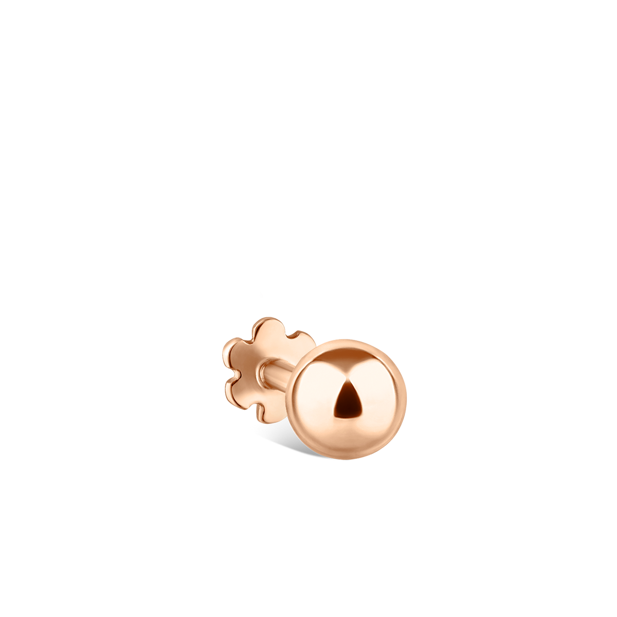 Ball Threaded Stud Earring