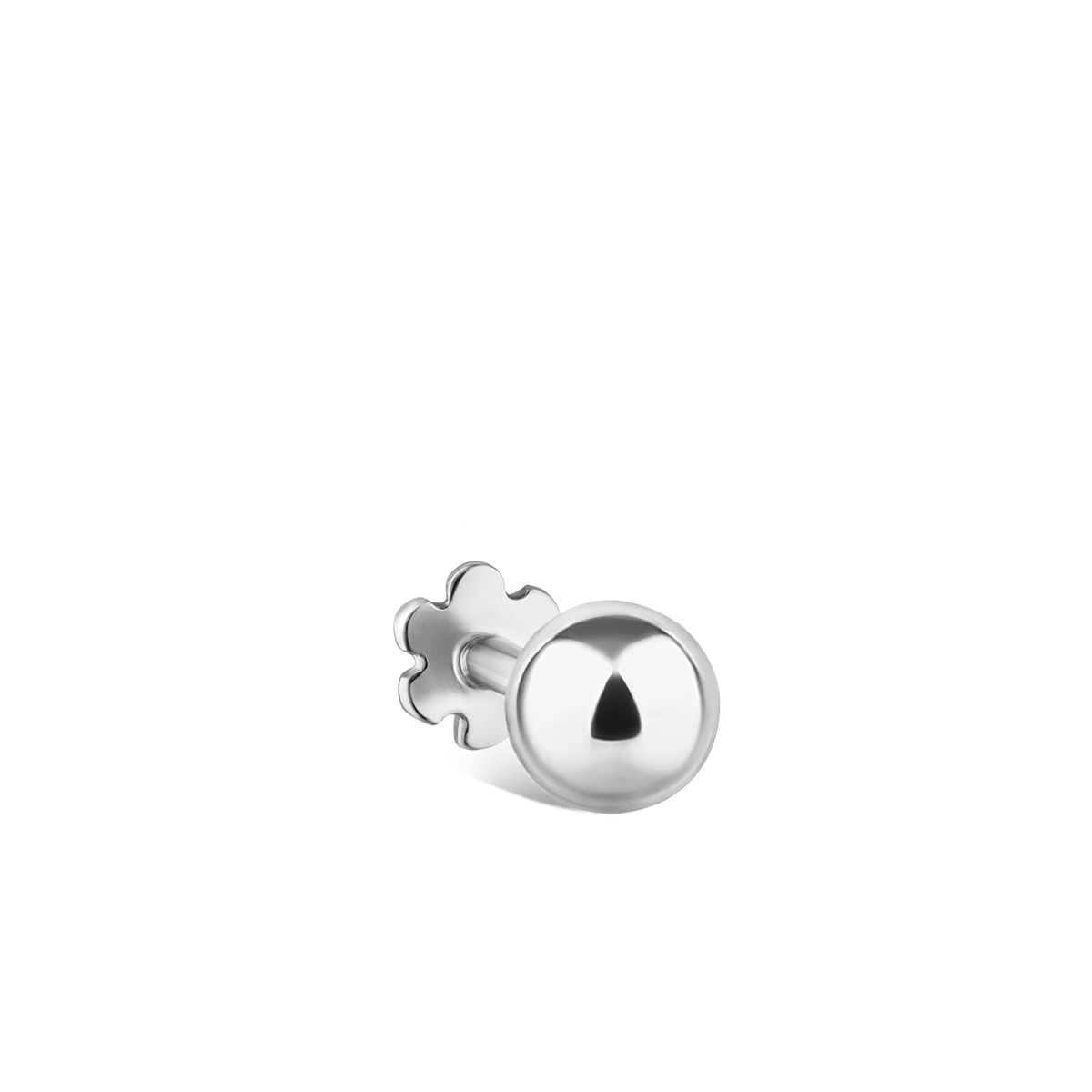Ball Threaded Stud Earring