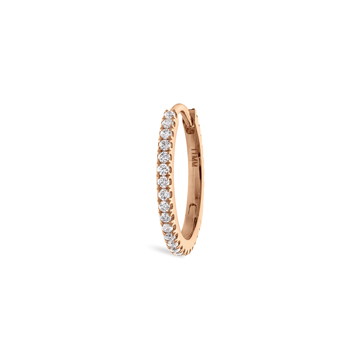 Diamond Eternity Hoop Earring