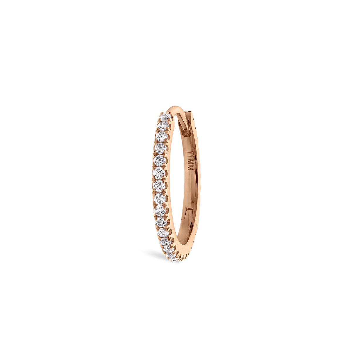 Diamond Eternity Hoop Earring
