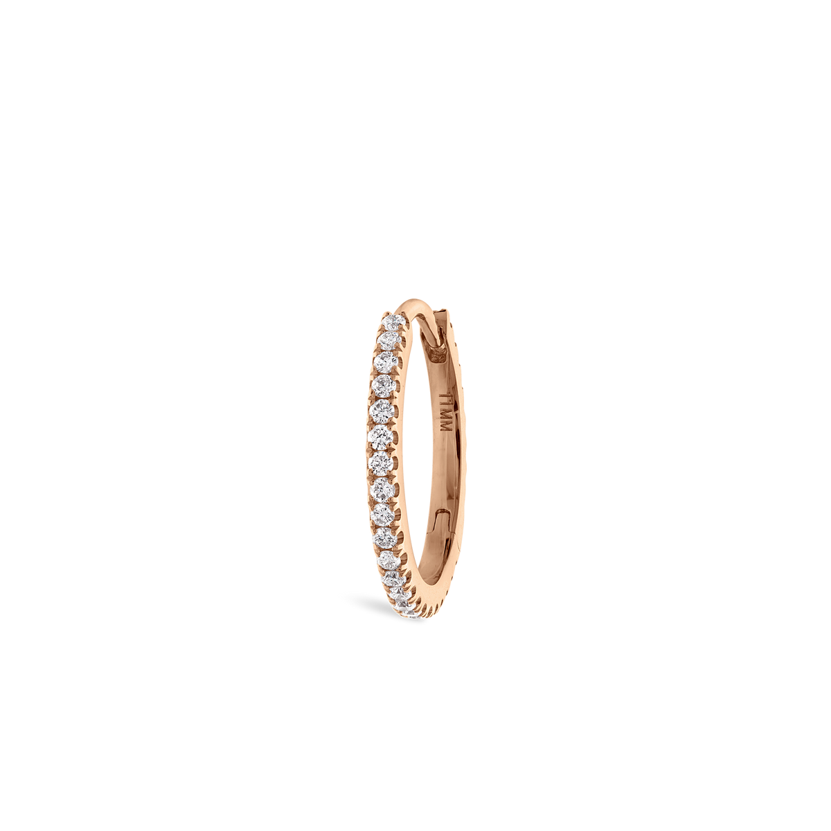 Diamond Eternity Hoop Earring