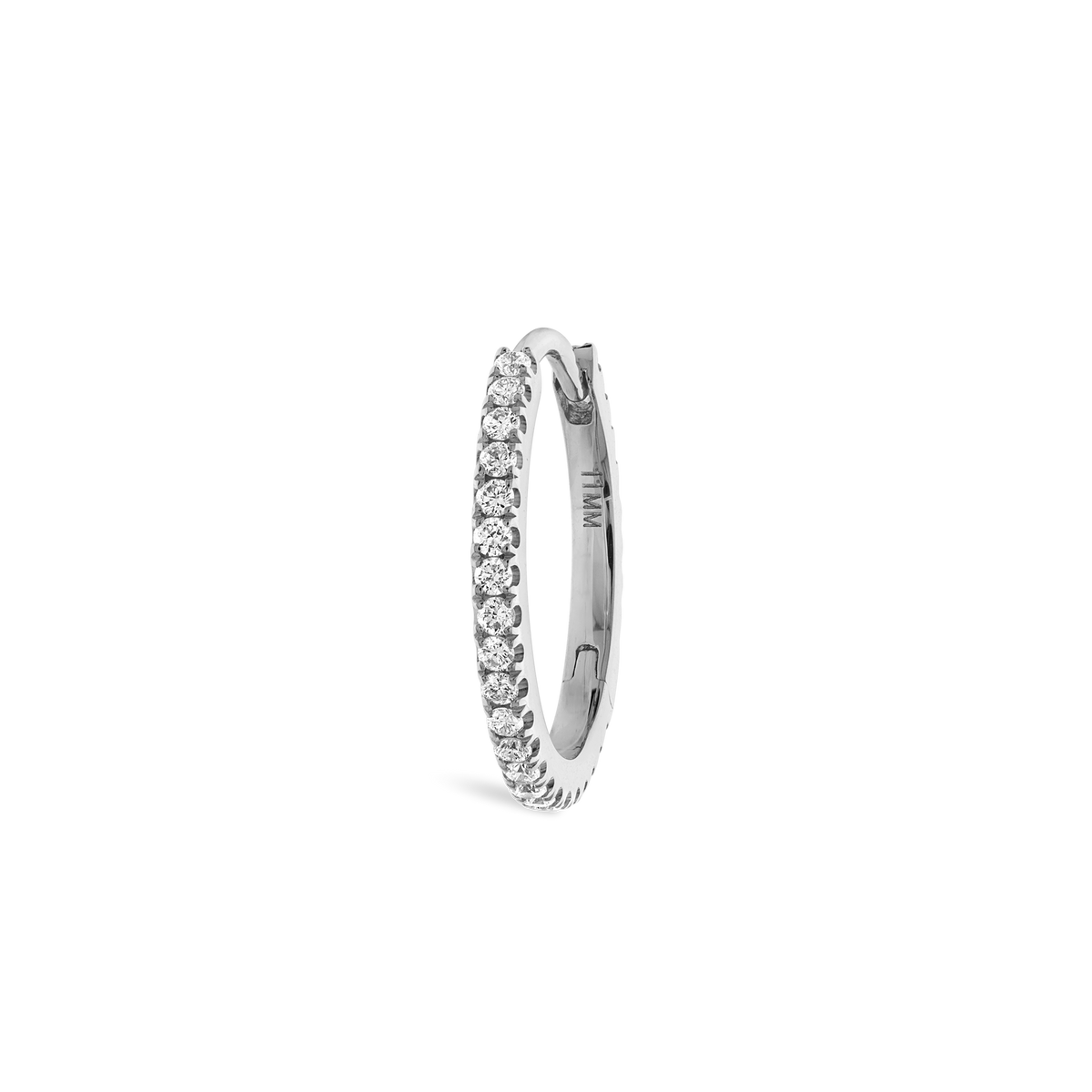 Diamond Eternity Hoop Earring