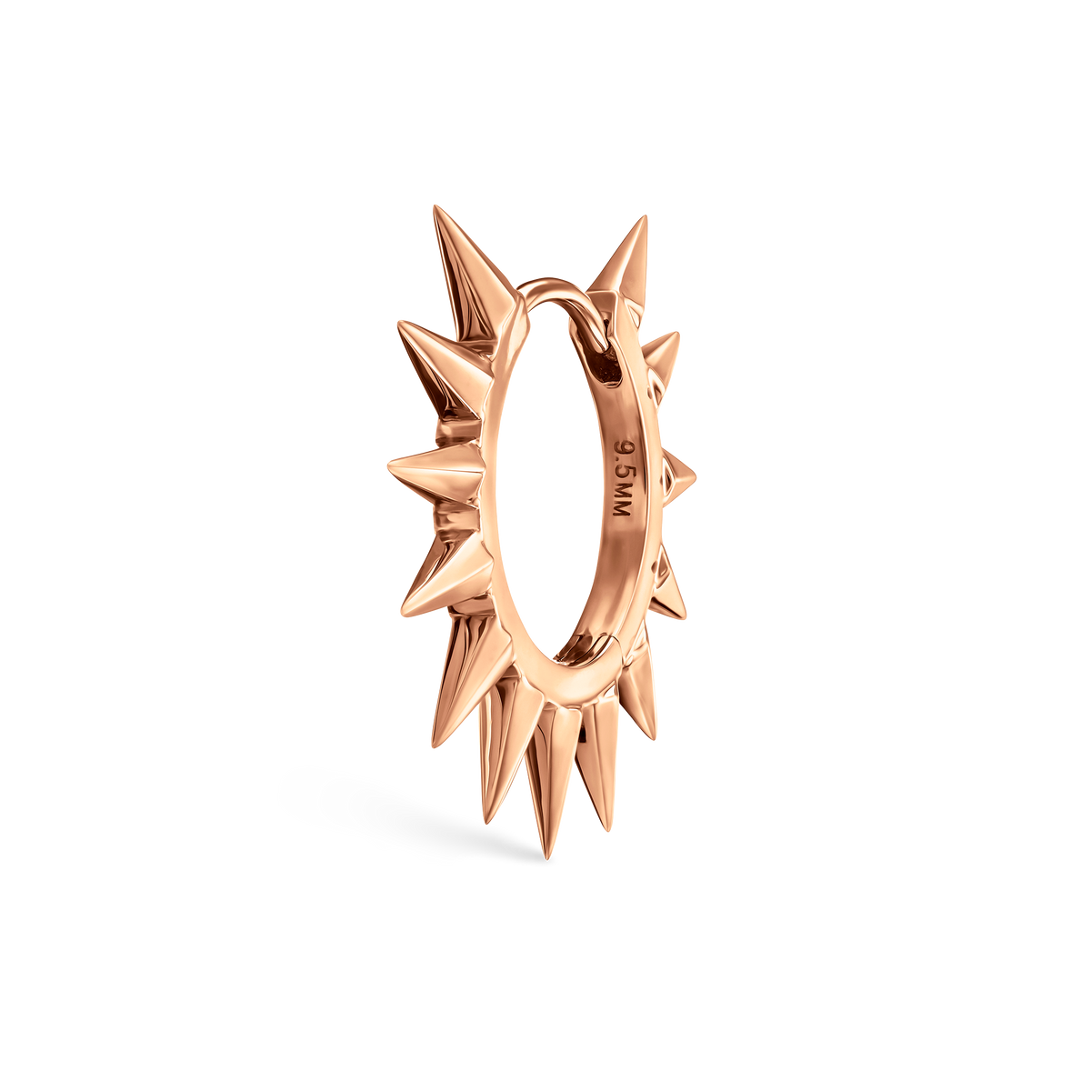 Metal Mohawk Hoop Earring