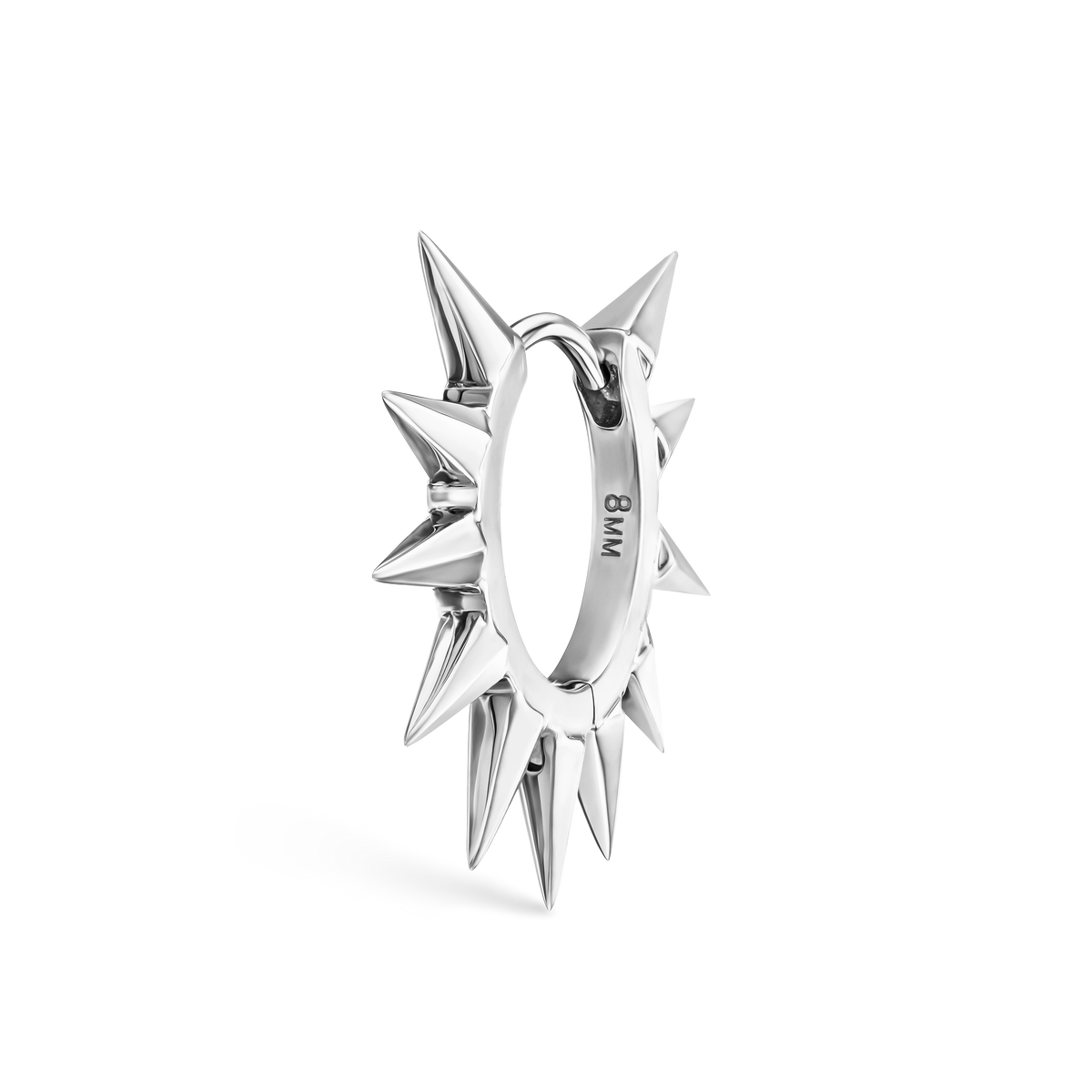 Metal Mohawk Hoop Earring
