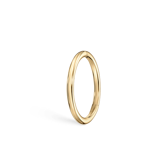 Plain Gold Hoop Earring