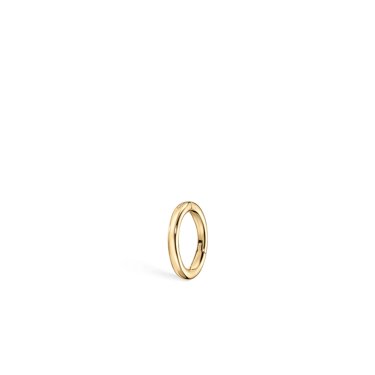 Plain Gold Hoop Earring