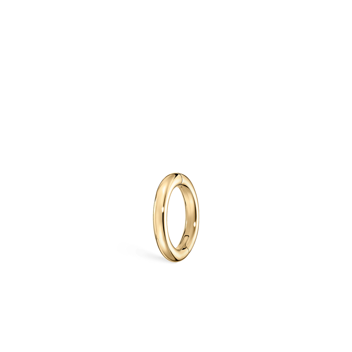 Plain Gold Hoop Earring