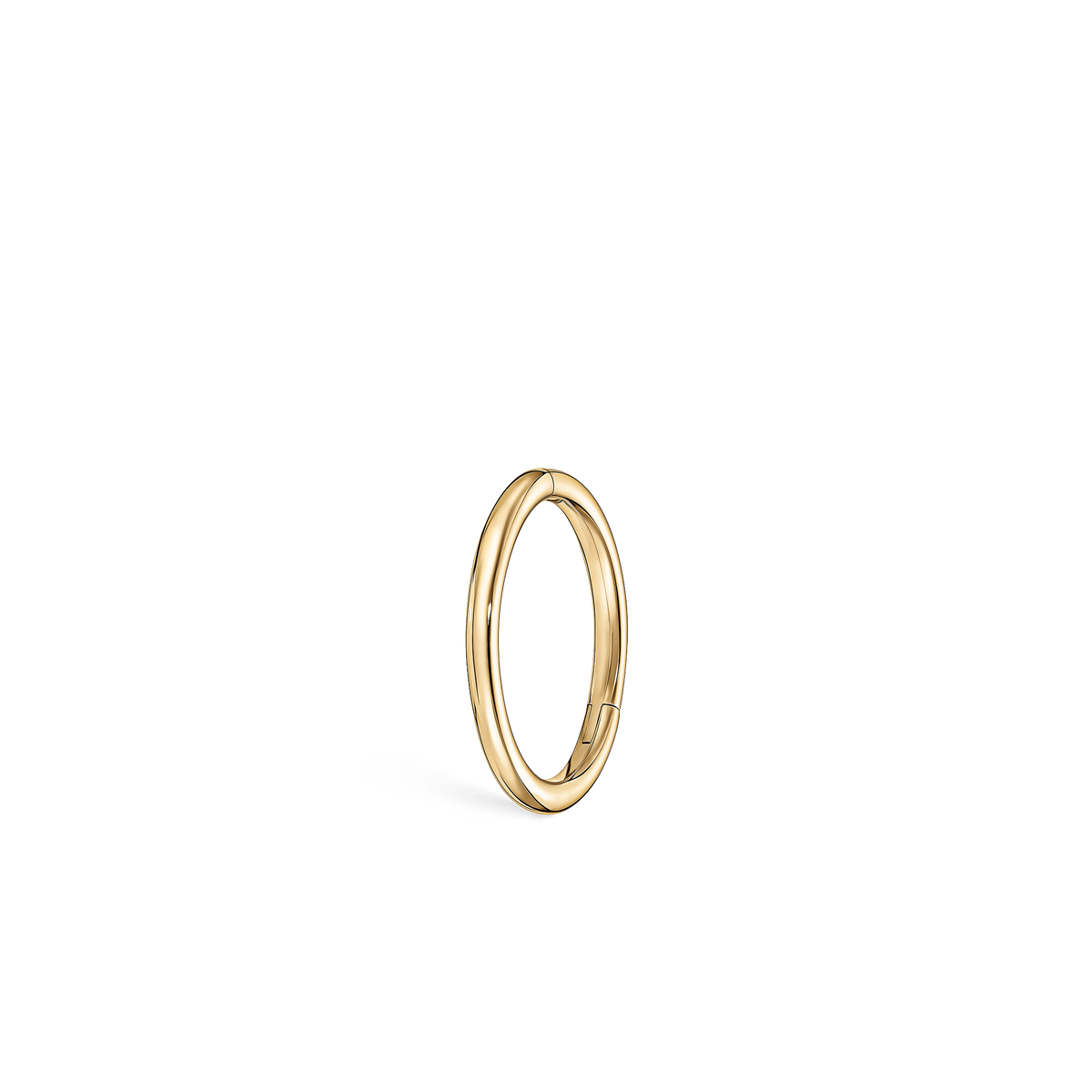 Plain Gold Hoop Earring