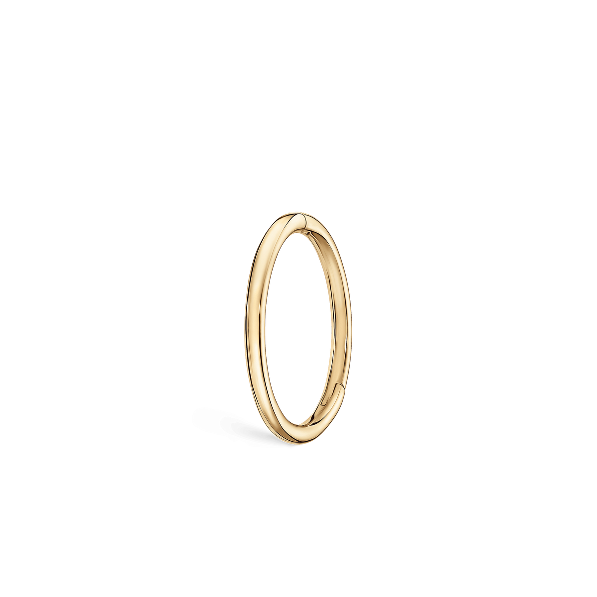 Plain Gold Hoop Earring