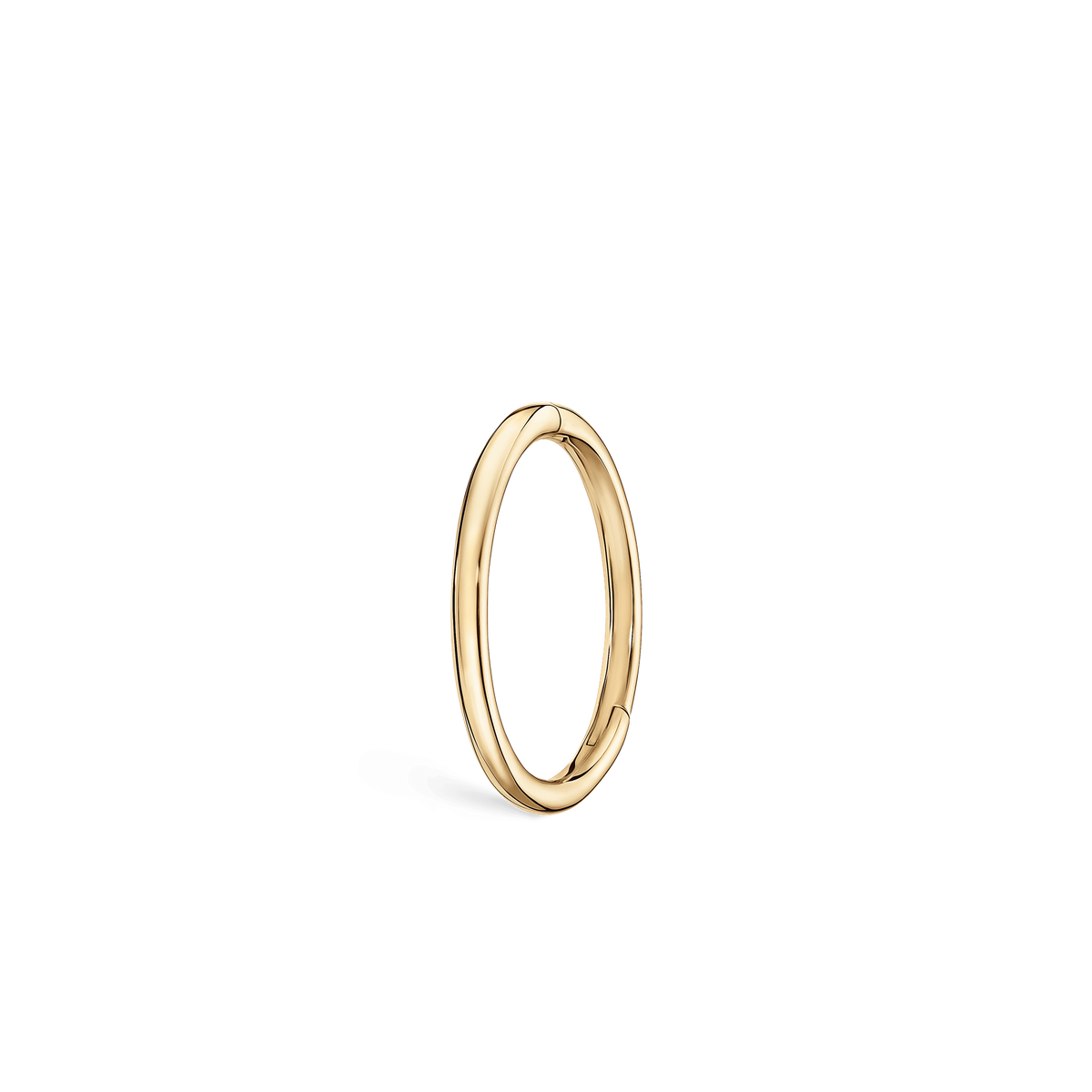 Plain Gold Hoop Earring