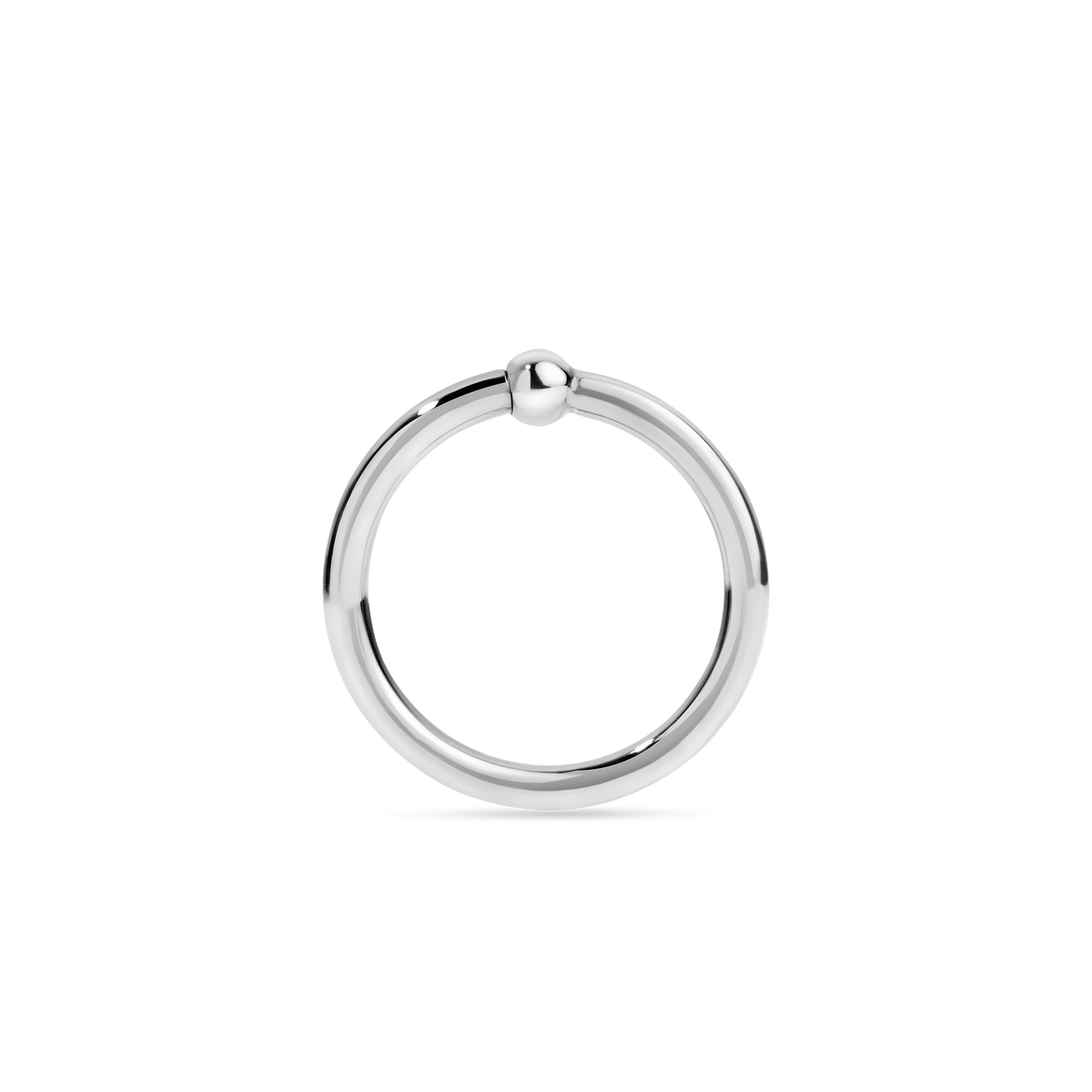 Fixed Gold Ball Ring